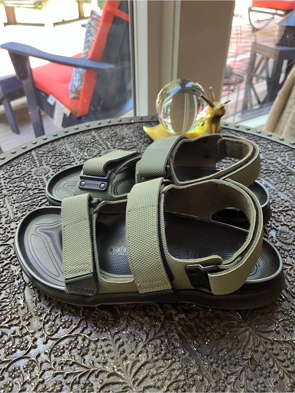 NEW MEN’S BIRKENSTOCK TATACOA SANDALS IN FUTURA KHAKI 42 EU 9 US
